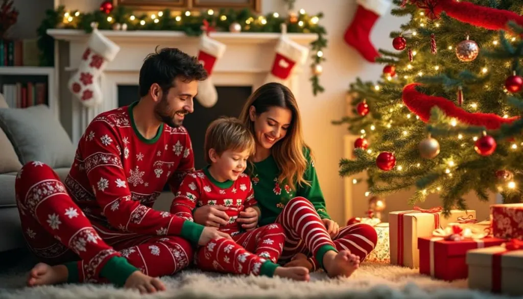 🎄 Cozy Up: Matching Family Christmas Pajamas Sets! 👨👩👧👦